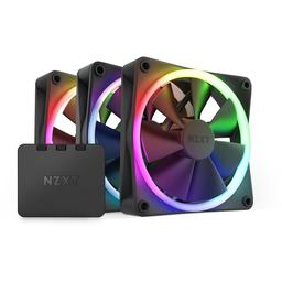 NZXT F120 RGB 50.18 CFM 120 mm Fans 3-Pack