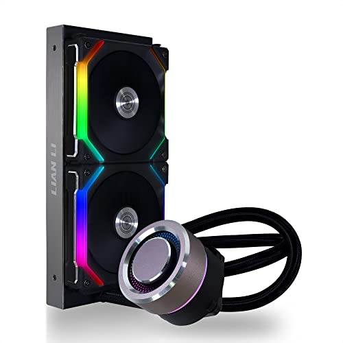 Lian Li GALAHAD AIO 240 RGB UNI FAN SL120 EDITION 58.54 CFM Liquid CPU Cooler