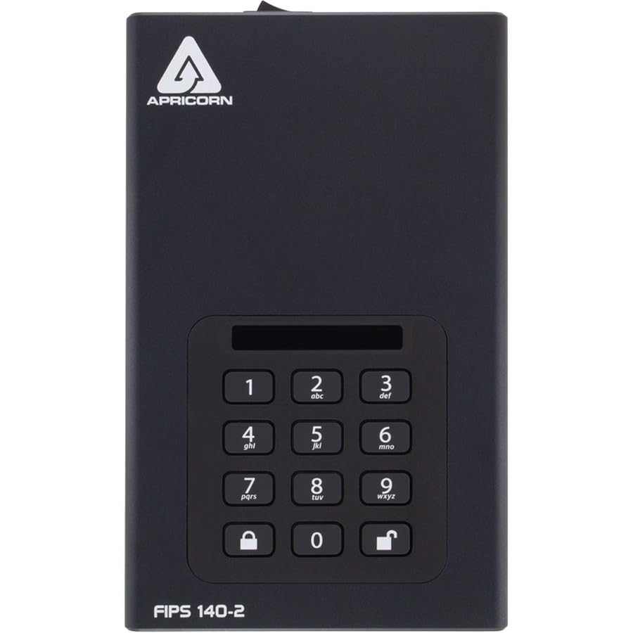 Apricorn Padlock DT FIPS 18 TB External Hard Drive