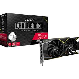 ASRock Challenger D OC Radeon RX 5500 XT 8 GB Graphics Card