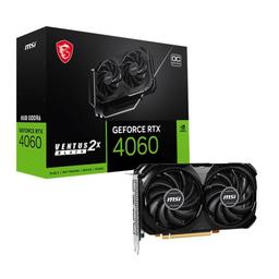 MSI VENTUS 2X BLACK OC GeForce RTX 4060 8 GB Video Card