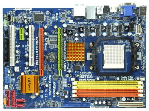 ASRock A785GXH/128M ATX AM3/AM2+/AM2 Motherboard