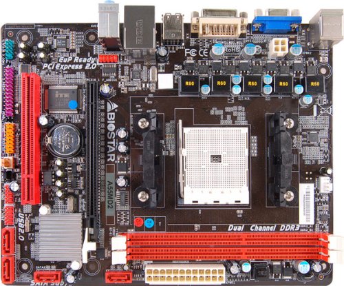 Biostar A55MD2 Micro ATX FM2 Motherboard