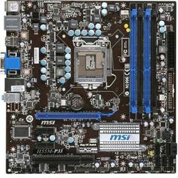 MSI H55M-P33 Micro ATX LGA1156 Motherboard