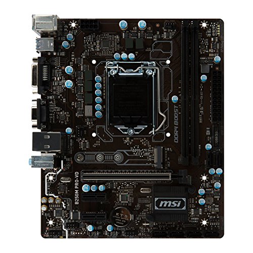 MSI B250M PRO-VD Micro ATX LGA1151 Motherboard