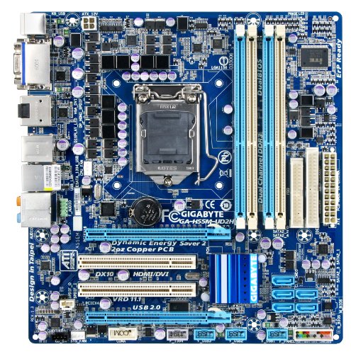 Gigabyte GA-H55M-UD2H Micro ATX LGA1156 Motherboard