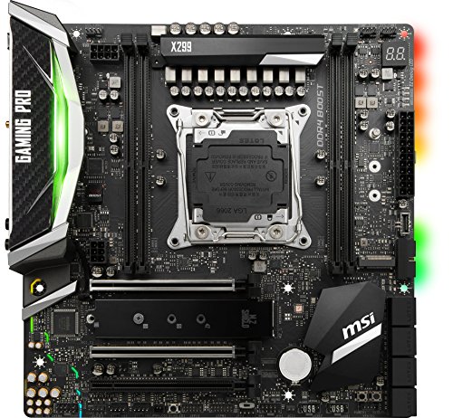 MSI X299M GAMING PRO CARBON AC Micro ATX LGA2066 Motherboard