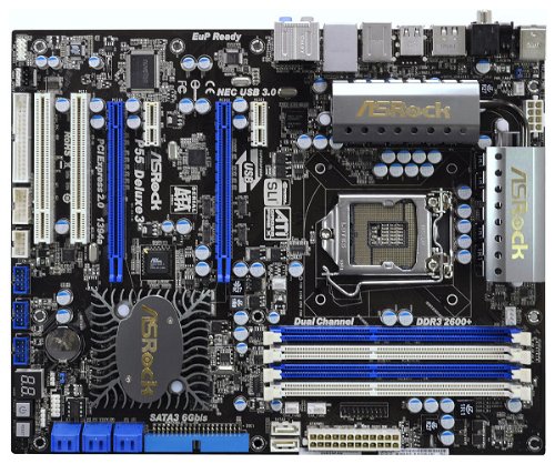 ASRock P55 Deluxe3 ATX LGA1156 Motherboard