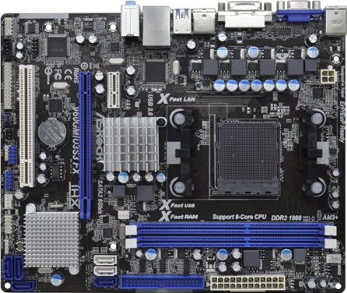 ASRock 960GM/U3S3 FX Micro ATX AM3+ Motherboard