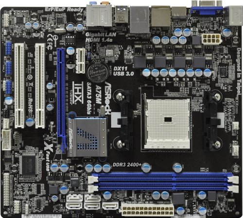 ASRock A75M Micro ATX FM1 Motherboard