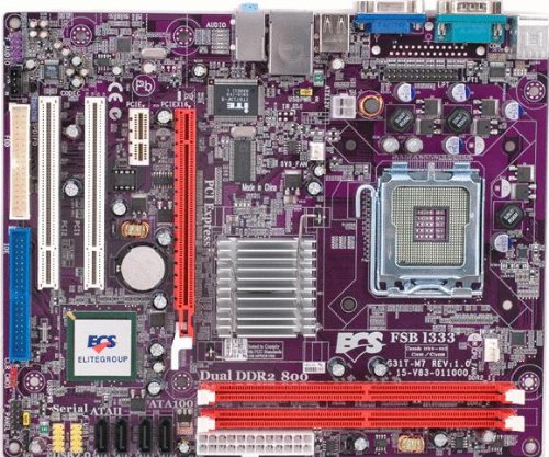 ECS G31T-M7 Micro ATX LGA775 Motherboard