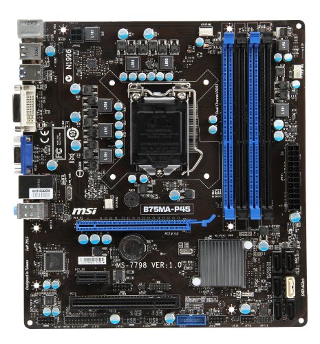 MSI B75MA-P45 Micro ATX LGA1155 Motherboard