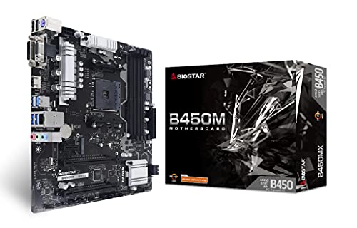 Biostar B450MX Micro ATX AM4 Motherboard