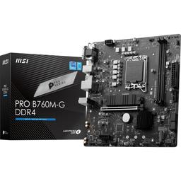 MSI PRO B760M-G DDR4 Micro ATX LGA1700 Motherboard