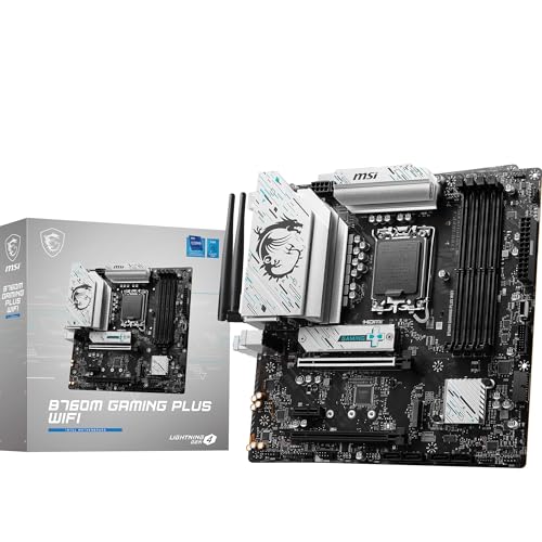 MSI B760M GAMING PLUS WIFI Micro ATX LGA1700 Motherboard