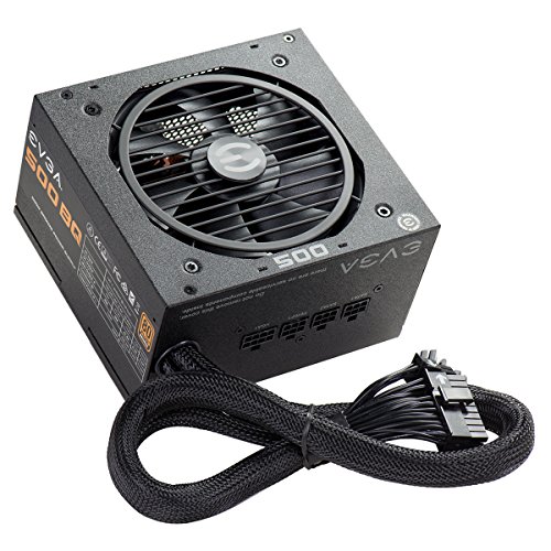 EVGA 500 BQ 500 W 80+ Bronze Certified Semi-modular ATX Power Supply