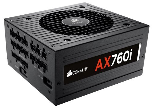 Corsair AX760i 760 W 80+ Platinum Certified Fully Modular ATX Power Supply