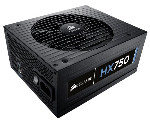 Corsair HX750 750 W 80+ Gold Certified Semi-modular ATX Power Supply