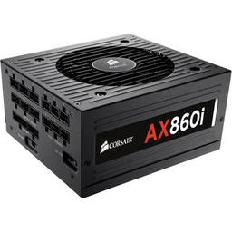 Corsair AX860i 860 W 80+ Platinum Certified Fully Modular ATX Power Supply