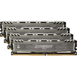 Crucial Ballistix Sport LT 32 GB (4 x 8 GB) DDR4-3000 CL15 Memory