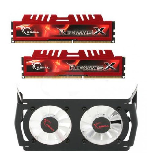 G.Skill Ripjaws X + Turbulence II 8 GB (2 x 4 GB) DDR3-1866 CL9 Memory