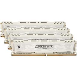 Crucial Ballistix Sport LT 64 GB (4 x 16 GB) DDR4-3000 CL15 Memory