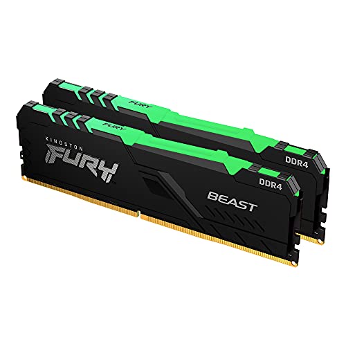 Kingston FURY Beast RGB 32 GB (2 x 16 GB) DDR4-3200 CL16 Memory