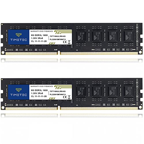 Timetec FBA_75TT160UL1R8-4G 16 GB (2 x 8 GB) DDR3-1600 CL11 Memory