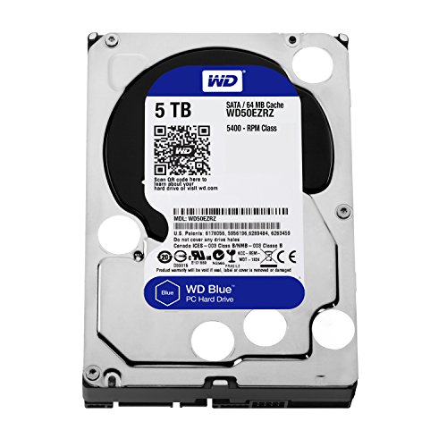 Western Digital Blue 5 TB 3.5" 5400 RPM Internal Hard Drive