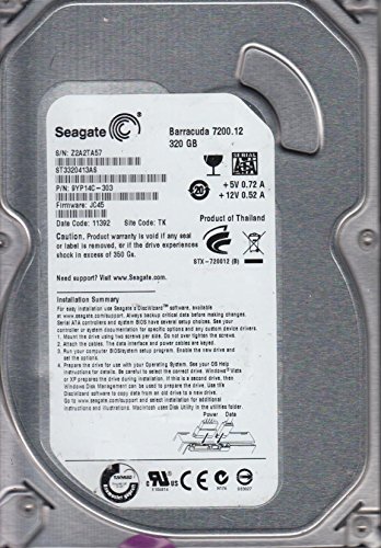 Seagate BarraCuda 320 GB 3.5" 7200 RPM Internal Hard Drive