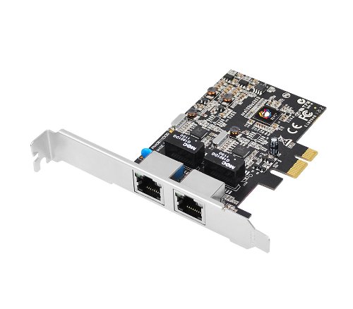 SIIG CN-GP2011-S1 2 x Gigabit Ethernet PCIe x1 Network Adapter