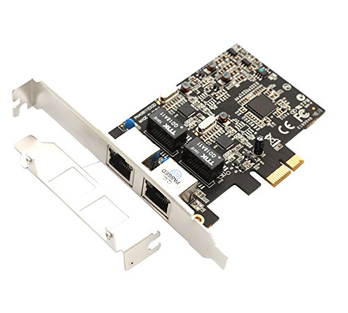 Syba SY-PEX24028 2 x Gigabit Ethernet PCIe x1 Network Adapter